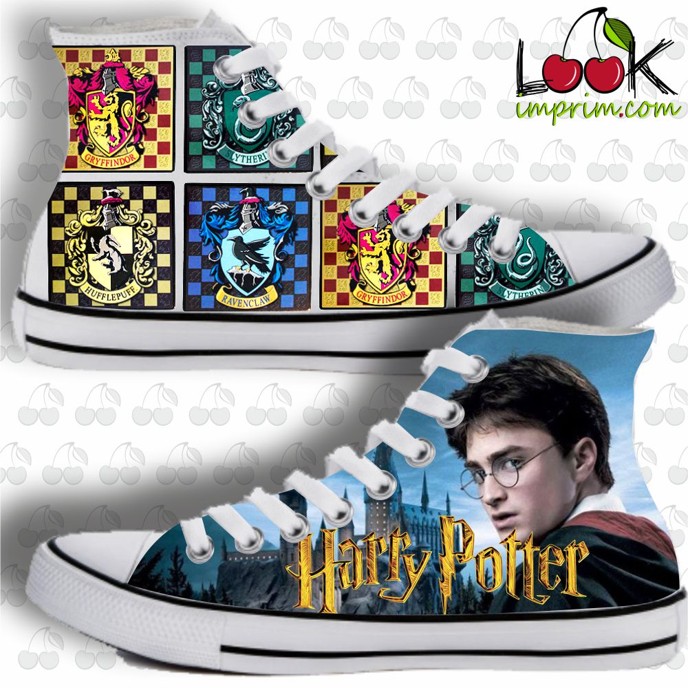 BASKET HARRY POTTER basket personnalisée de type Converse