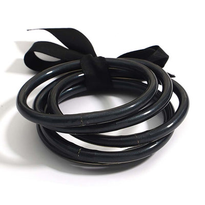 JONC NOIR SATINÉ (VENDU à L'UNITÉ)