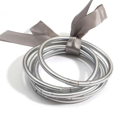 JONC ARGENT SATINÉ (VENDU à L'UNITÉ)