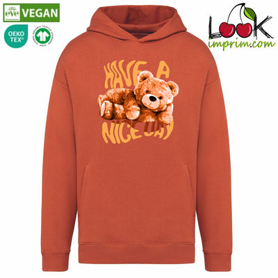 SWEAT CAPUCHE BEAR NICE DAY