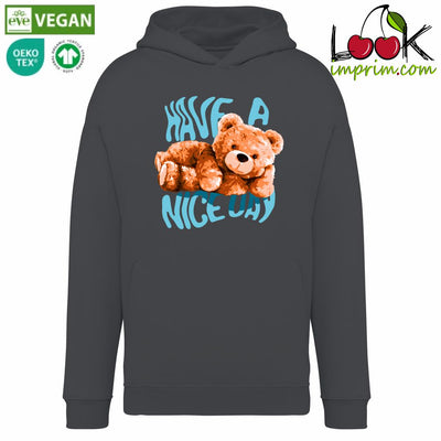 SWEAT CAPUCHE BEAR NICE DAY