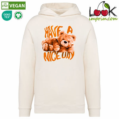 SWEAT CAPUCHE BEAR NICE DAY