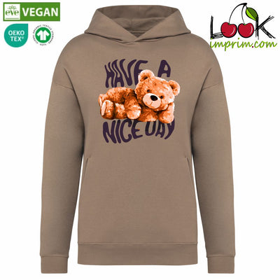 SWEAT CAPUCHE BEAR NICE DAY