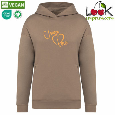 SWEAT CAPUCHE CHOOSE LOVE