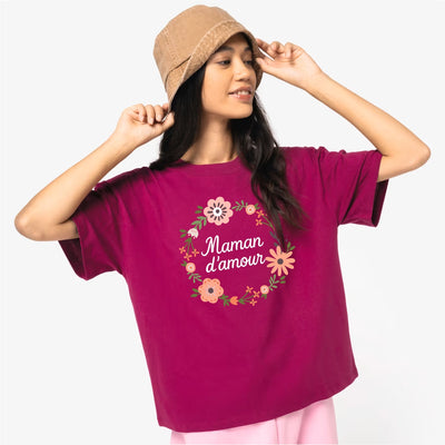 T-shirt femme OVERSIZE AMOUR