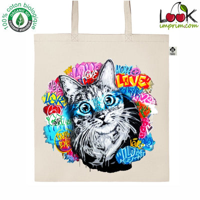 TOTEBAG LOVE CAT