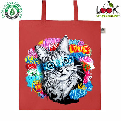 TOTEBAG LOVE CAT