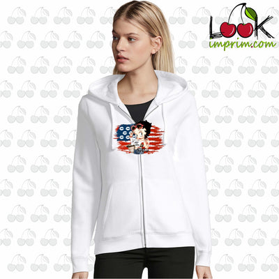 Sweat Zippé femme BETTY BOOP