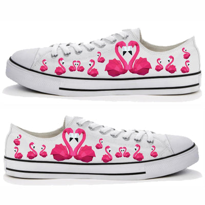 basket basse flamant rose