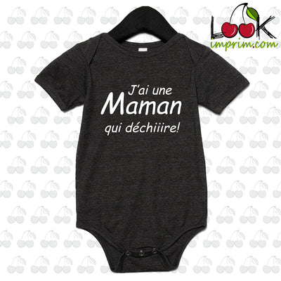 BODY GARÇON MAMAN QUI DECHIRE
