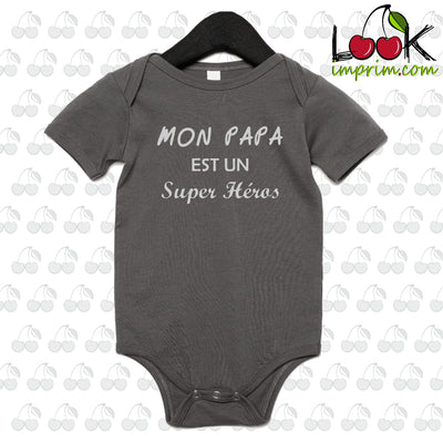 BODY GARÇON PAPA HEROS