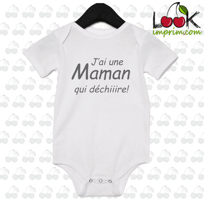 BODY GARÇON MAMAN QUI DECHIRE