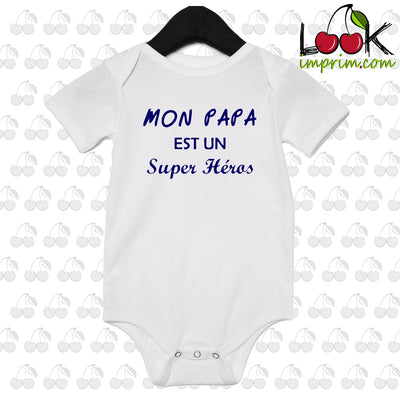 BODY GARÇON PAPA HEROS