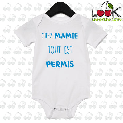 BODY GARÇON MAMIE