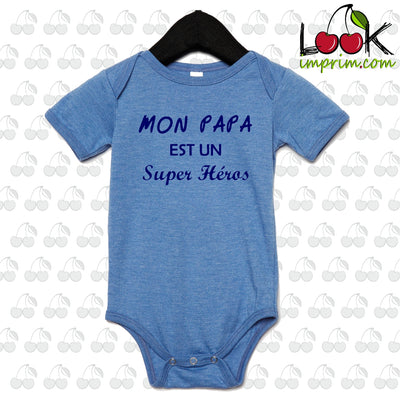 BODY GARÇON PAPA HEROS