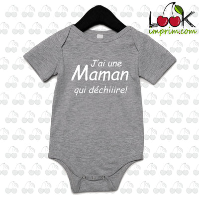 BODY GARÇON MAMAN QUI DECHIRE