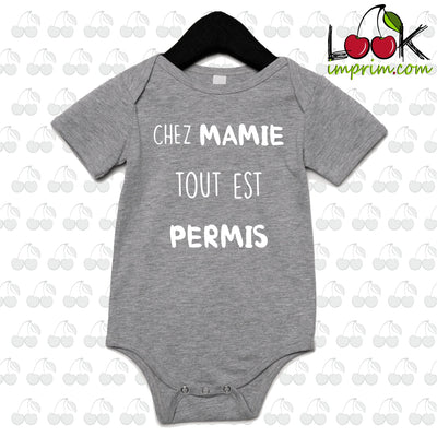 BODY GARÇON MAMIE