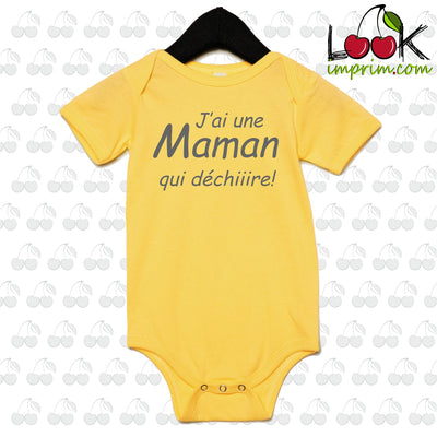 BODY GARÇON MAMAN QUI DECHIRE