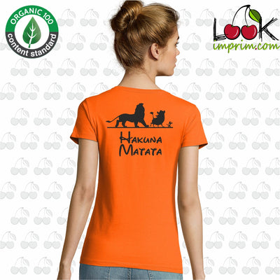 T-shirt femme HAKUNA BLACK