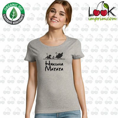 T-shirt femme HAKUNA BLACK