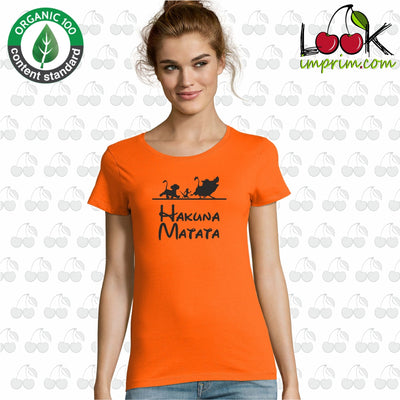 T-shirt femme HAKUNA BLACK