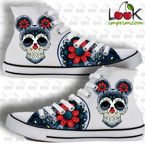 BASKET MICKEY SKULL