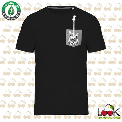 T-SHIRT POCKET GUITARE