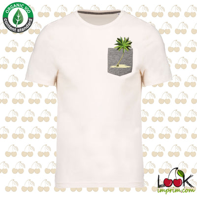 T-SHIRT POCKET PALMIER